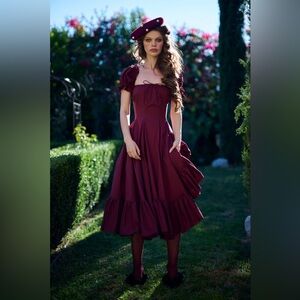 The Bordeaux Foxglove Dress 🥀 Selkie